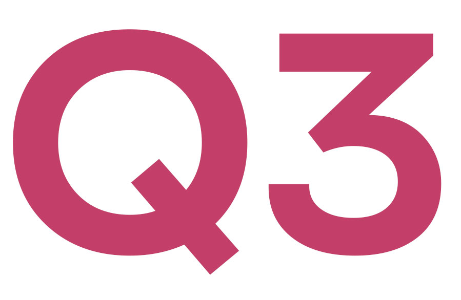 Q3 or quarter three